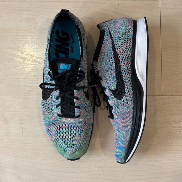 Nike Flyknit Racer 2.0 Running Shoes Sz. 7.5-Men 9-Women 2016 526628-304 - Picture 1 of 6